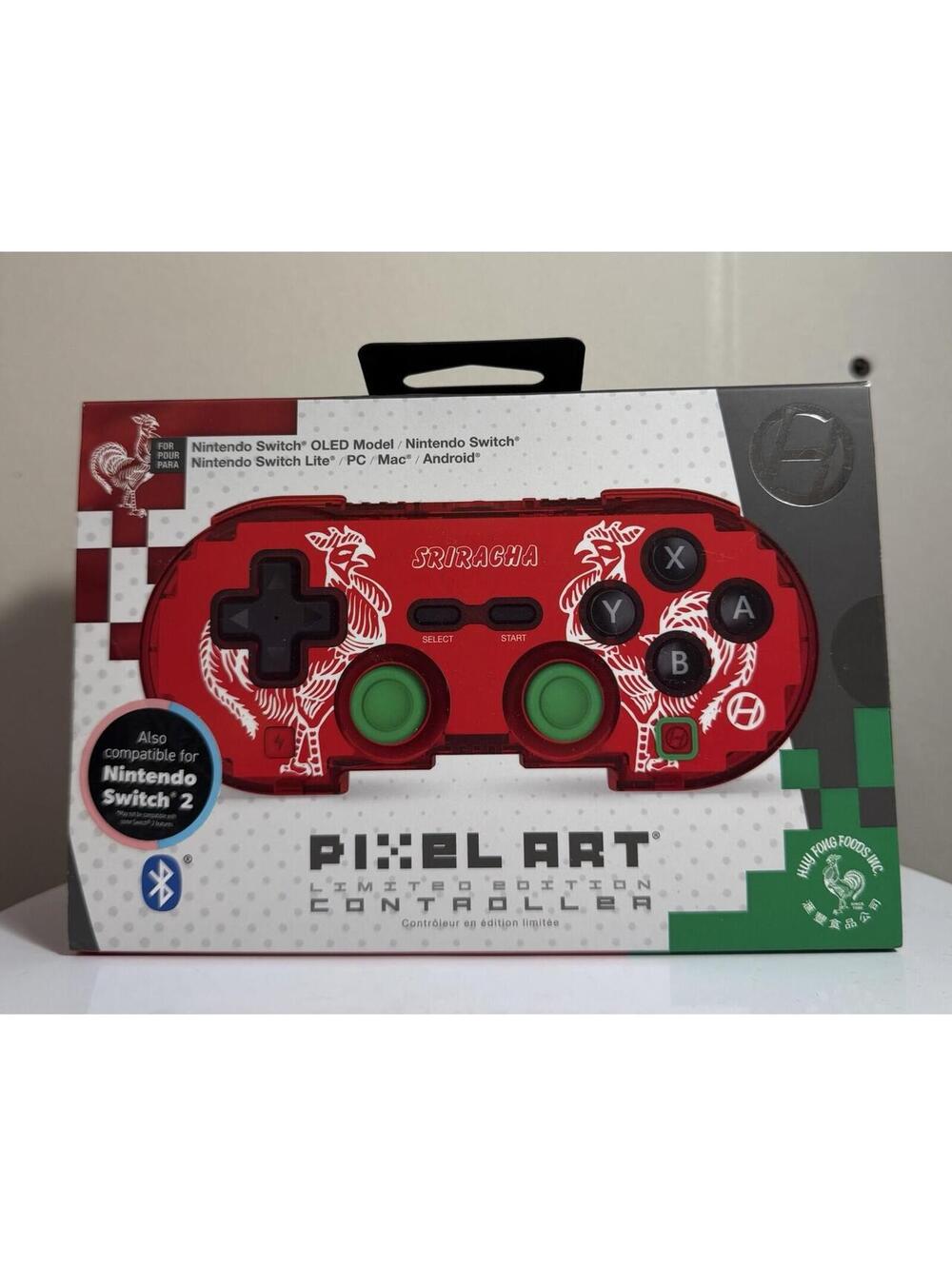 Hyperkin Limited Edition Pixel Bluetooth Controller SRIRACHA NINTENDO SWITCH 2